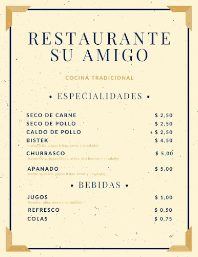 Opiniones de Restaurant "Su Amigo" en Riobamba - Restaurante
