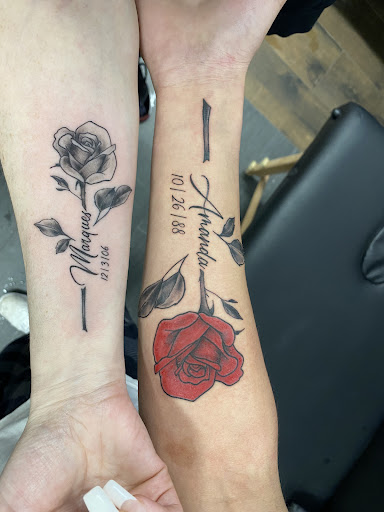 Explore side of hand tattoo ideas, creative tattoo ideas in Lakeville, available at Savage Ink
