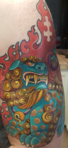 Explore traditional neck tattoo ideas, creative tattoo ideas in Phoenix, available at Lady Luck Tattoo Phoenix