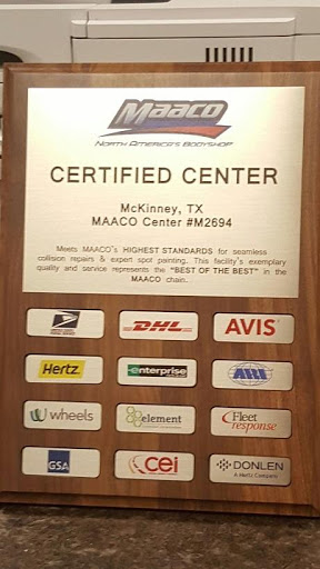 Auto Body Shop «Maaco Collision Repair & Auto Painting», reviews and photos, 190 Industrial Blvd, McKinney, TX 75069, USA