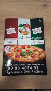 Menu / carte de AJ Pizza à Roissy-en-Brie