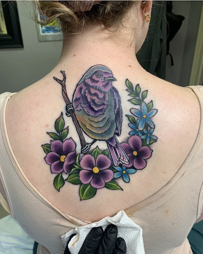 Explore half and half tattoo ideas, creative tattoo ideas in Bethel Park, available at Human Production Gallery