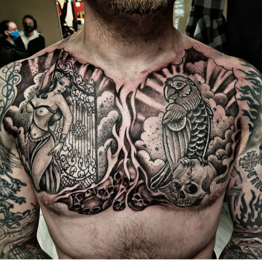 Explore warriors tattoo ideas, creative tattoo ideas in Northampton, available at Inkglorious Custom Tattoo Studio