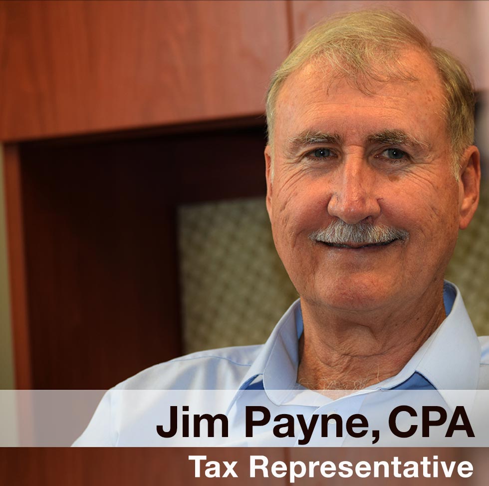 Tax Rep Jim Payne, CPA