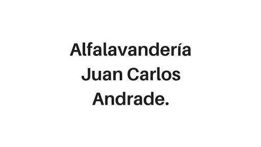 Alfalavandería Juan Carlos Andrade.