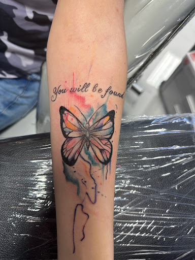 Explore 3 name tattoo ideas, creative tattoo ideas in Youngsville, available at Inkophilia