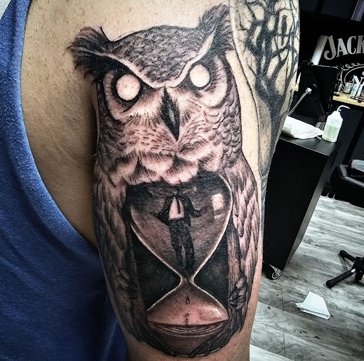 Explore ideas for tattoo sleeves, creative tattoo ideas in Kenosha, available at Kenosha Tattoo Company