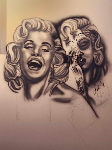 Explore flower garden tattoo ideas, creative tattoo ideas in Vienna, available at Patriot Arms Ink LLC