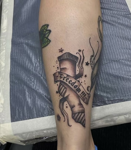 Explore volcano tattoo ideas, creative tattoo ideas in Albany, available at Black Sheep Tattoo Company