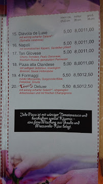 Pizzeria Tano's à Braunschweig menu
