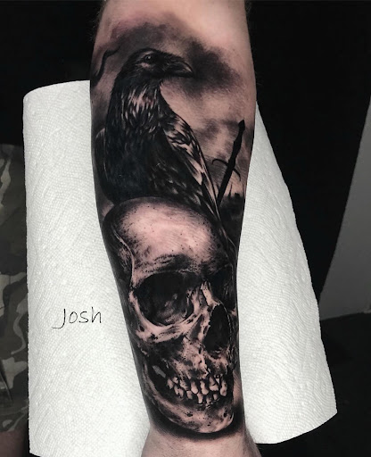 Explore oakland raiders tattoo ideas, creative tattoo ideas in Sanford, available at Venom Ink Tattoo