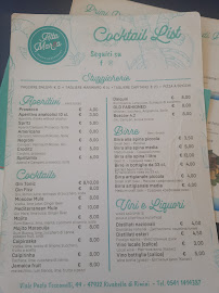 Menu du Alta Marea Beach Restaurant Rimini - Ristorante di Pesce e non solo à Rivabella