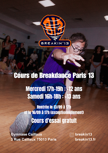 Cours de danse Hip Hop Breakin'13 Paris