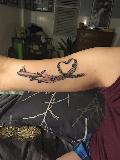 Explore disney sleeve tattoo ideas, creative tattoo ideas in Saint Paul Park, available at Lady Liberty Tattoo