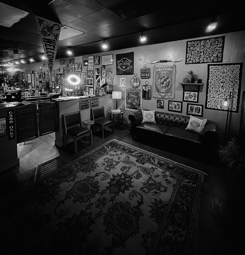 Explore hawaiian sleeve tattoo ideas, creative tattoo ideas in Johnson City, available at Gold Cross Tattoo Co.