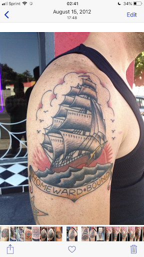 Explore north star tattoo ideas, creative tattoo ideas in San Angelo, available at Good Vibes Only Tattoo Studio