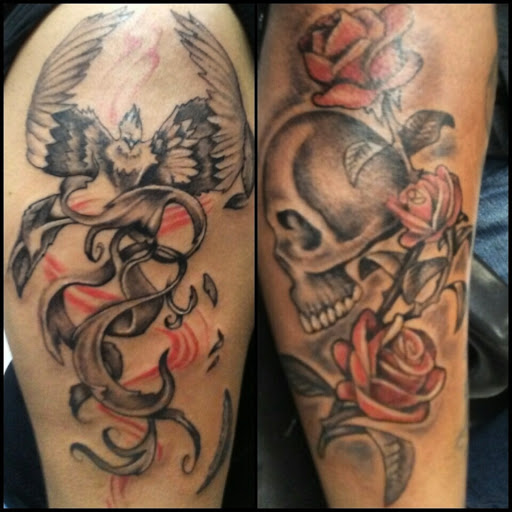 Explore gone fishing tattoo ideas, creative tattoo ideas in Los Angeles, available at South Central Tattoos