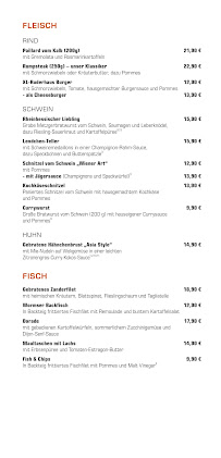 Altes Ruderhaus à Worms menu