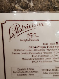 Restaurant de spécialités de la région de Rome La Matriciana dal 1870 à Rome - menu / carte