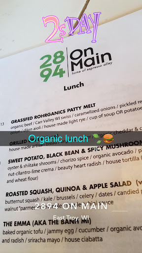 Cafe «2894 On Main», reviews and photos, 2894 Main St, East Troy, WI 53120, USA