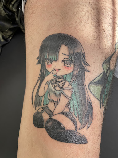 Explore infinity name tattoo ideas, creative tattoo ideas in Santa Fe, available at Altura Tattoo