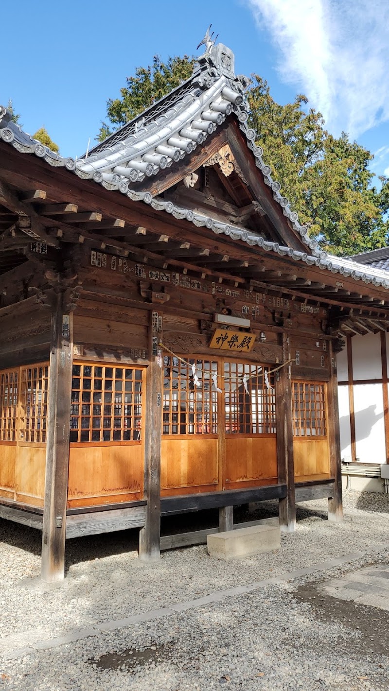生島足島神社 歌舞伎舞台