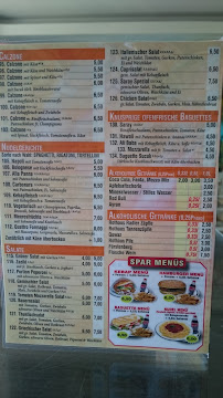 Menu du Saray Imbiss à Emmendingen