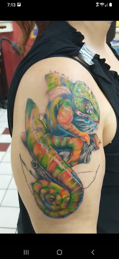 Explore e tattoo ideas, creative tattoo ideas in Grand Ledge, available at Van Gogh Tattoos