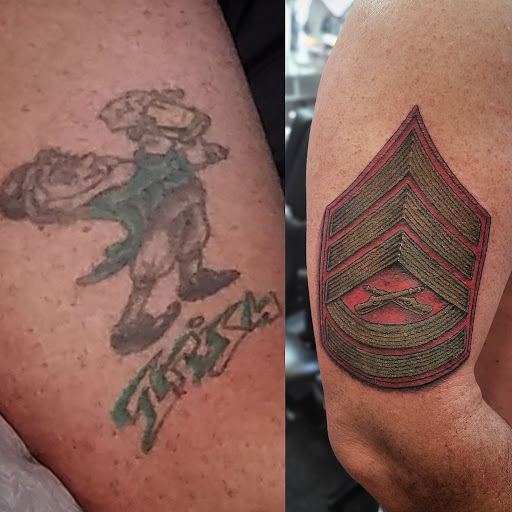 Explore harry potter tattoo ideas, creative tattoo ideas in Fond Du Lac, available at In Your Face Tattooz LLC