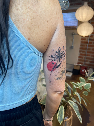 Explore rengoku tattoo ideas, creative tattoo ideas in Phoenix, available at Desert Grace Beauty