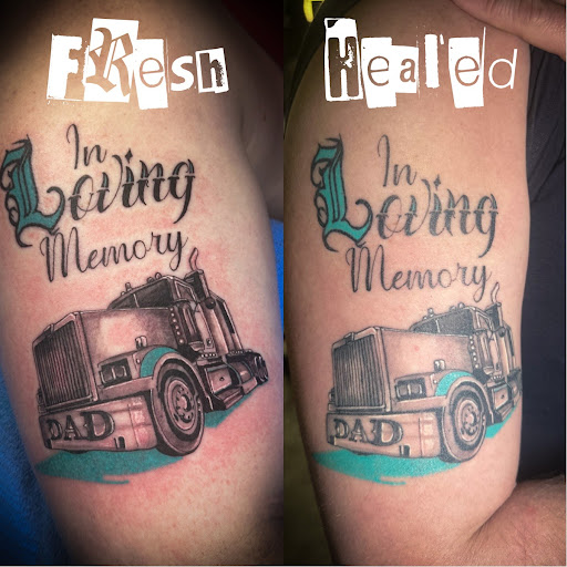 Explore lower back tattoo ideas, creative tattoo ideas in Moweaqua, available at Fleshwound Tattoo