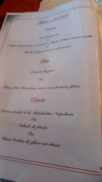 Restaurant français Le Petit Baigneur à Cayeux-sur-Mer (le menu)