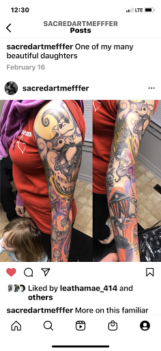 Tattoo Shop «Sacred Art Tattoos», reviews and photos, 897 W McClain Ave, Scottsburg, IN 47170, USA