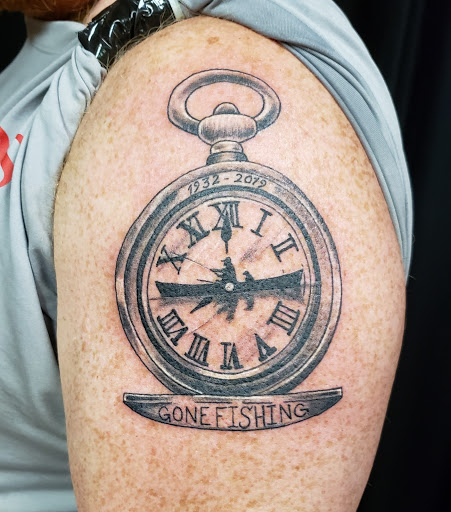 Explore shipwreck tattoo ideas, creative tattoo ideas in Ashland City, available at Sandmans Ink Shop