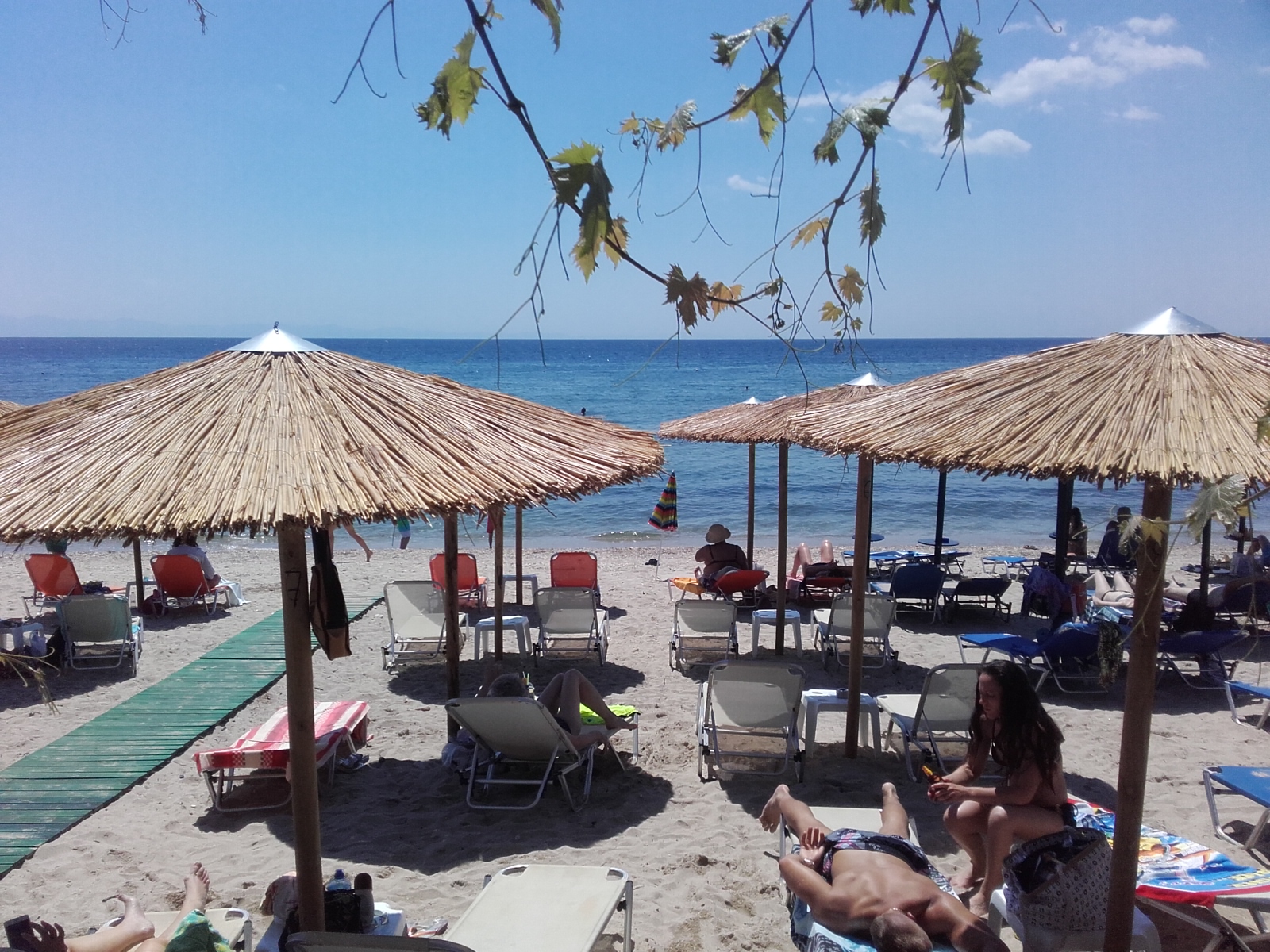 Potos beach'in fotoğrafı plaj tatil beldesi alanı