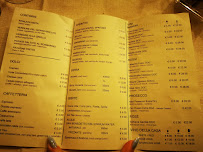 Carte du Trattoria Alle Burchielle à Venice