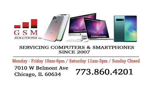 Cell Phone Store «GSM Solutions Inc», reviews and photos, 7010 W Belmont Ave, Chicago, IL 60634, USA