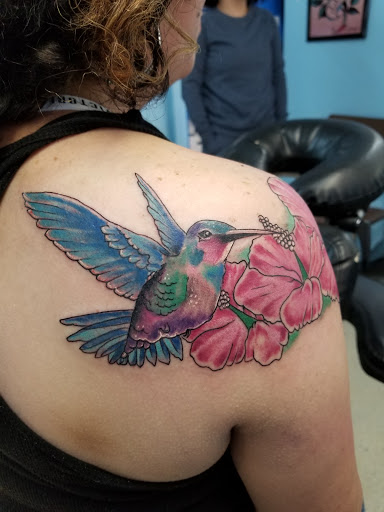 Explore grease tattoo ideas, creative tattoo ideas in Abilene, available at Ink Image Tattoos