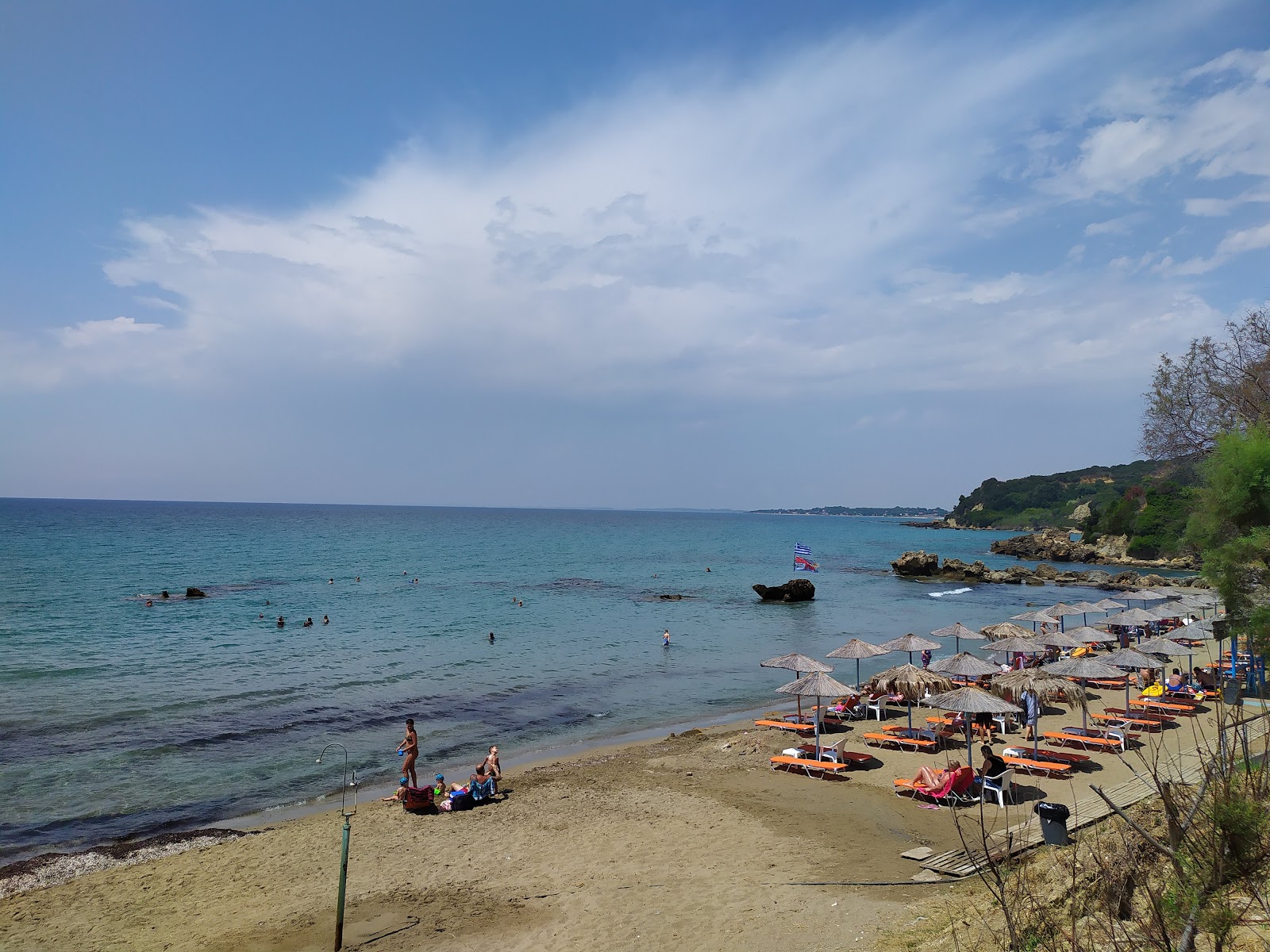 Foto von Leventochori beach befindet sich in natürlicher umgebung