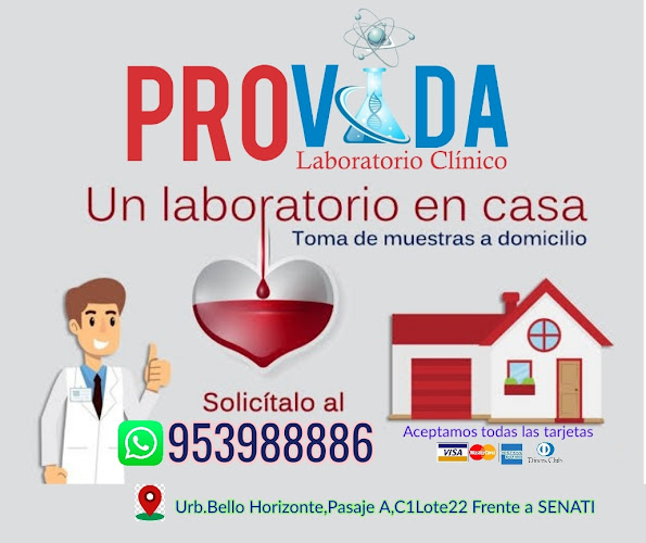 Opiniones de Laboratorio Clínico PROVIDA en Piura - Hospital