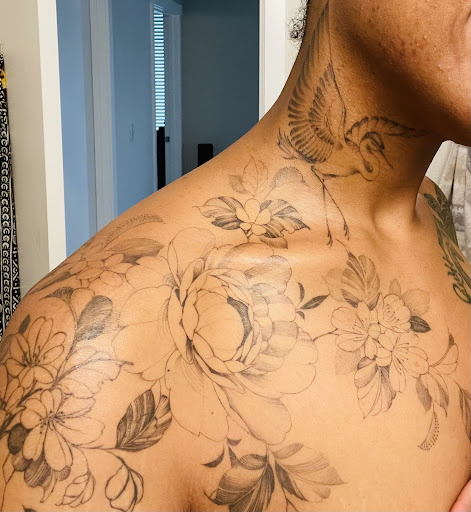 Explore behind ear tattoo ideas for guys, creative tattoo ideas in Portland, available at Midnight Tattoo