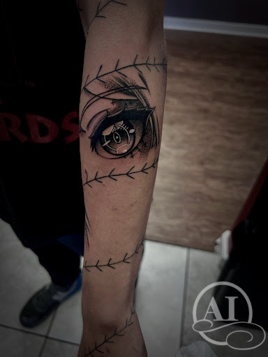 Explore arm sleeve tattoo ideas for men, creative tattoo ideas in Katy, available at Artistic Impressions Tattoo Studio