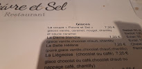 Poivre et Sel à Blois menu