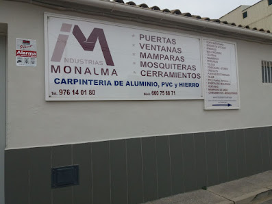 Industrias Monalma.Ventanas de Aluminio y Pvc Zaragoza. calle eras altas s/n, 50450 Muel, Zaragoza, España