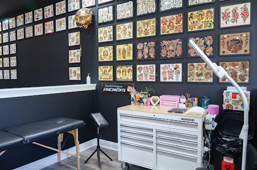 Explore dragon tattoo ideas for women, creative tattoo ideas in Waynesboro, available at Tattooed In the Wild Studio