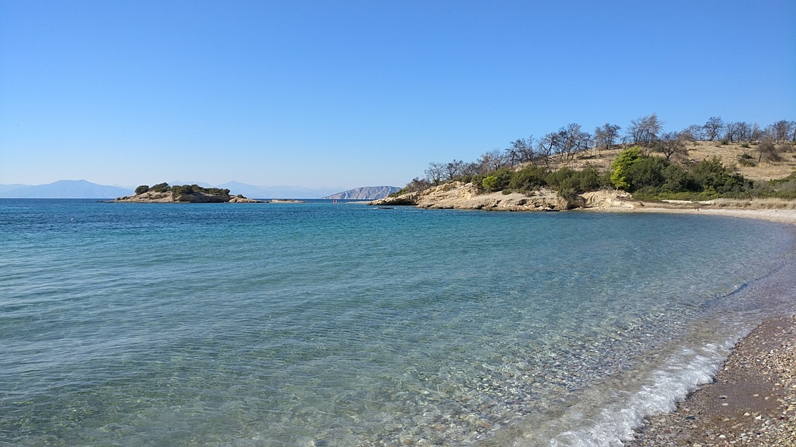 Fotografie cu Paralia Korakia amplasat într-o zonă naturală