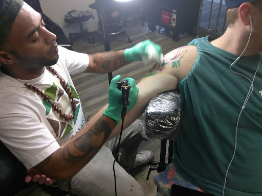 Explore cruise ship tattoo ideas, creative tattoo ideas in Atlanta, available at Iron Palm Tattoos & Body Piercing Atlanta