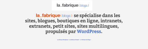 La Fabrique de Blogs