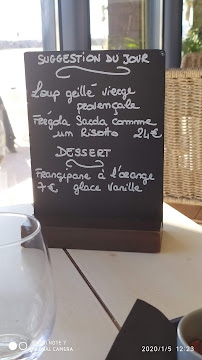 Restaurant La Note Bleue à Toulon menu