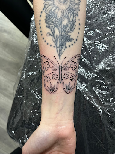 Explore sacred geometry tattoo ideas, creative tattoo ideas in Northern Cambria, available at Chey Kline Tattoos LLC